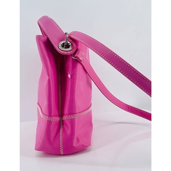 Tommy Hilfiger Purse Sz Med Spring Pink & Green Easy Clean Bonus Coin Purse NWT - Picture 4 of 11